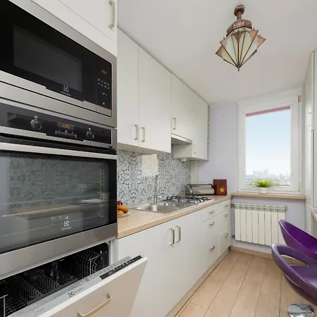 Beautiful Apartment For 4 People By Rent Like Home Warsaw Exterior photo